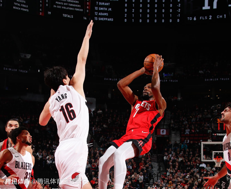火箭vs开拓者前瞻：杜兰特誓要带队完成复仇 杨瀚森能否再获出场机会