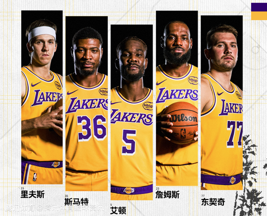 火箭v湖人首发出炉：詹姆斯对决杜兰特 申京缺阵乌度卡摆新阵容