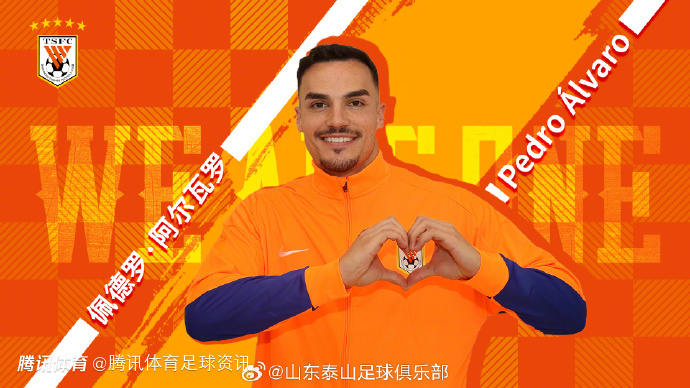 官方：葡萄牙籍中卫佩德罗·阿尔瓦罗加盟山东泰山