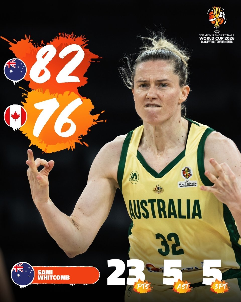 女篮世预赛-五战全胜！澳大利亚女篮力克加拿大 送日本女篮晋级世界杯