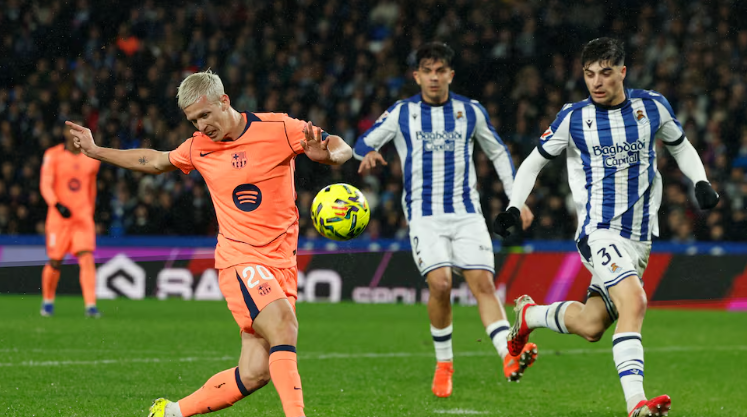 西甲：巴萨1-2终结联赛9连胜 拉什福德破门3进球被判无效