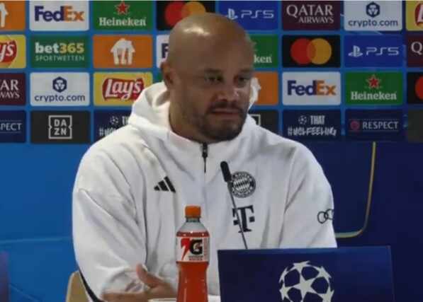 孔帕尼：首回合我们也本能打进更多球；黄牌停赛规则应该修改