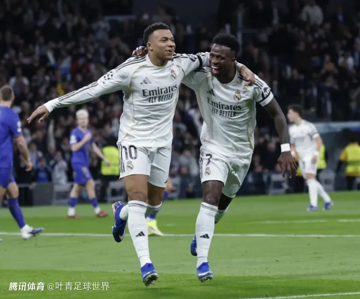 欧冠10年30球30助 西媒盛赞维尼修斯：沉默的王者