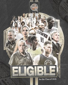 奈史密斯篮球名人堂公布2026届候选名单：格里芬克劳福德等首次入围