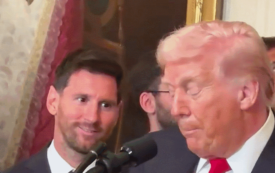 笑容逐渐消失！特朗普说伊朗之后轮到古巴 梅西表情成全场焦点