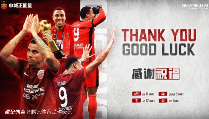 官方：上海海港球员古斯塔沃、阿布拉汗加盟河南队 冯劲租借离队