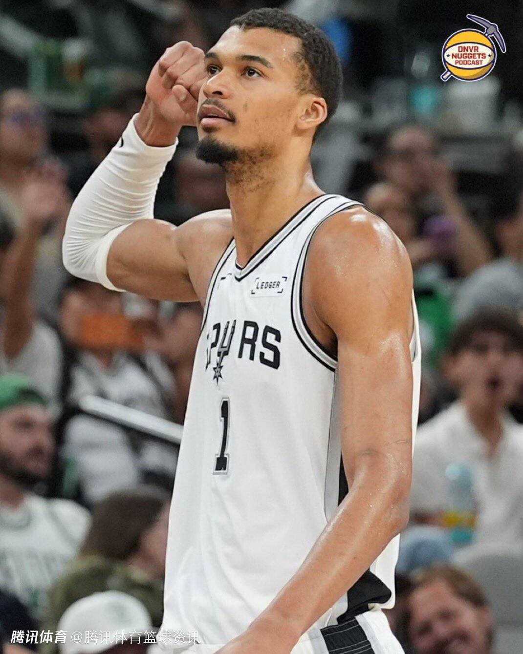 无缘对阵约基奇！文班因踝伤今日缺战掘金 再休3场将无缘评奖