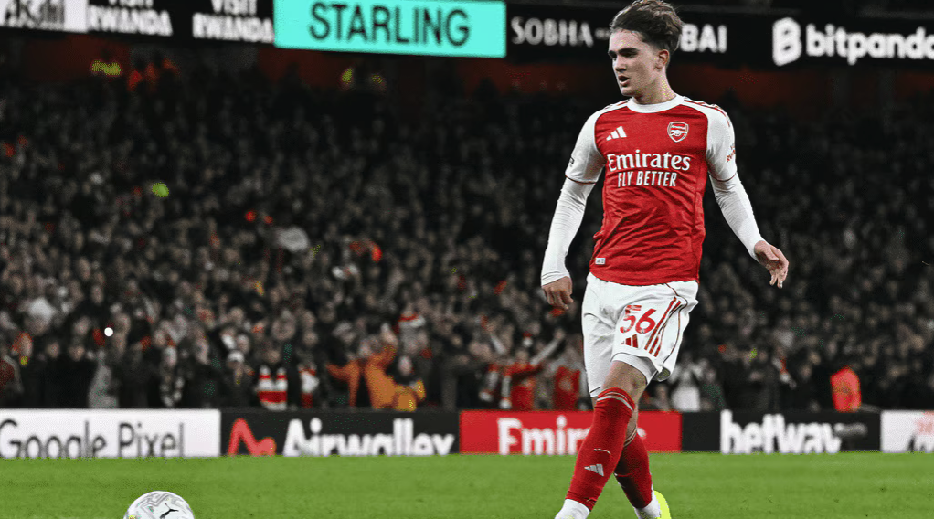 官方：道曼对阵埃弗顿的长途奔袭破门，荣获阿森纳3月最佳进球