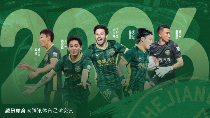 浙江队官方：俱乐部与卢卡斯、张佳祺、钱杰给、王瑒、董春雨完成续约