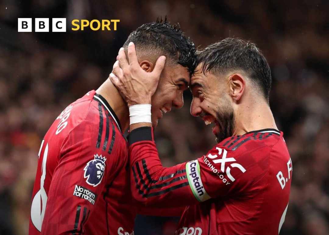 默契！卡塞米罗过去6粒英超进球均来自B费助攻