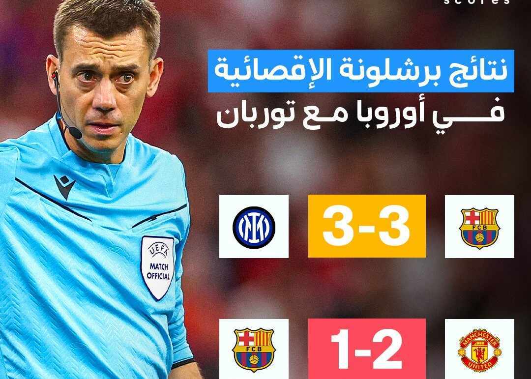 蒂尔潘三次执法巴萨淘汰赛关键战，红蓝军团均没能晋级