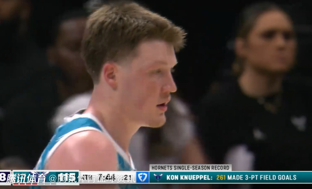 里程碑！克努佩尔超越肯巴-沃克 成黄蜂队史单赛季三分命中数最多球员