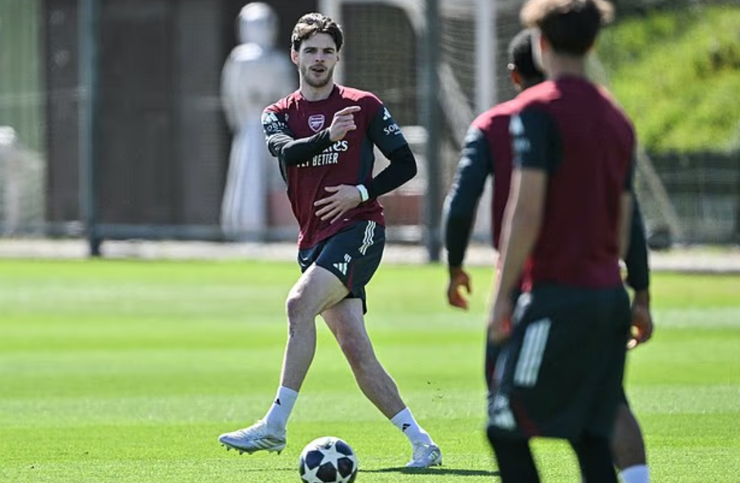 邮报：赖斯有望在欧冠出战葡体，萨卡大概率无缘