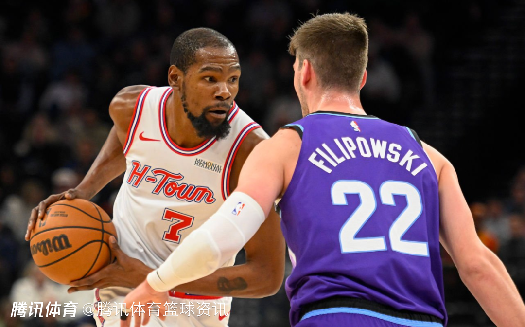 爵士vs火箭前瞻：杜兰特力争带队复仇 马尔卡宁有望出战助队终结连败