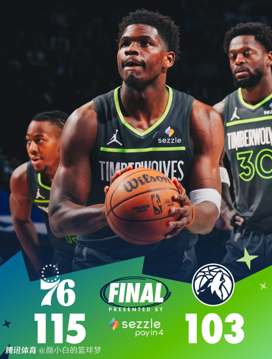 华子复出15中3如卧底！森林狼有意稳第六挑湖人？东契奇腿筋影响深远