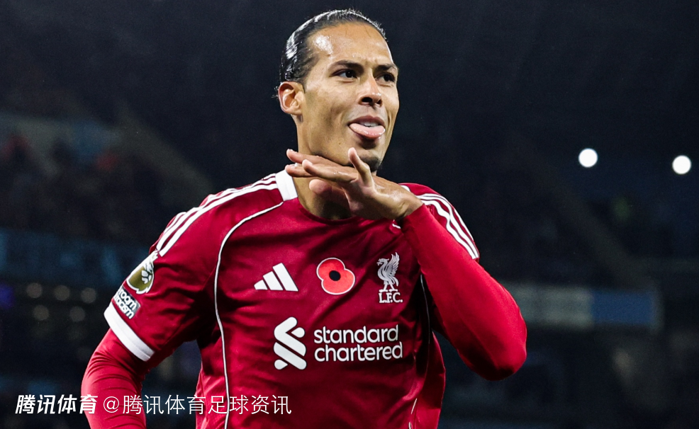 攻防一体！范戴克制胜球+14解围+9争顶8成功 近5赛季英超唯一神迹