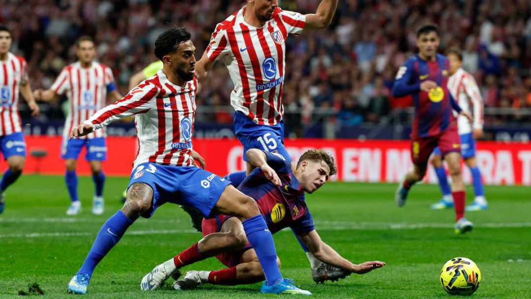 西媒：弗里克要求亚马尔等避免冲突，防止对马竞次回合停赛