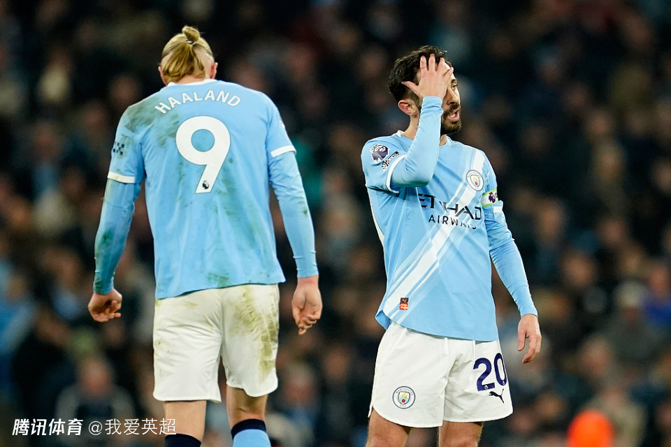 2-2！曼城掉链子：两度领先被保级队逼平，4连胜终结，落后榜首7分