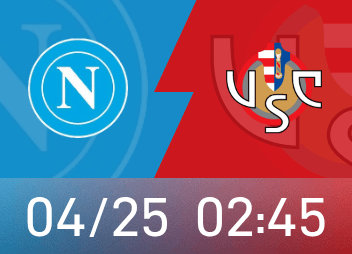 意甲前瞻：那不勒斯盼获胜止住颓势，克雷莫纳近3场仅进1球