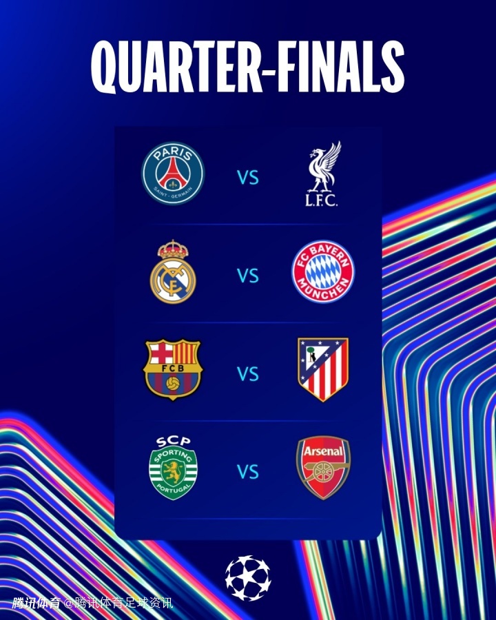 OPTA欧冠夺冠概率：阿森纳30%断档领跑 拜仁18%第二 皇马仅第五