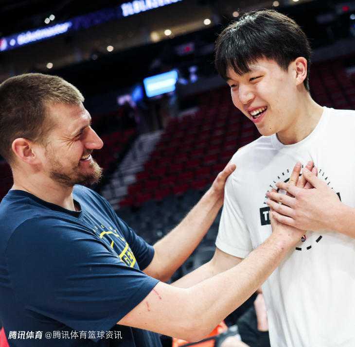 杨瀚森：为见约基奇特意练了10多分钟英语 很高兴全都用上了