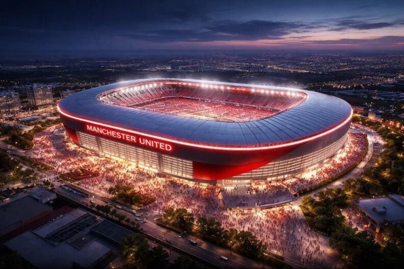 拉爵会玩！曼联新主场看台将建泳池，VIP泳装派对看球每场500英镑