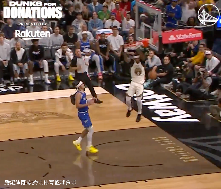 勇士本赛季已完成152次扣篮！携手乐天为社区筹得38万美元善款