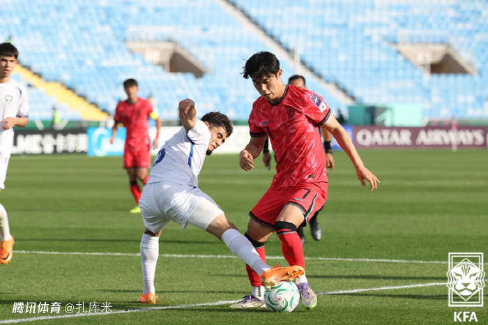 韩媒哀叹：以大打小耻辱性输给乌兹，若8强战遇中国队恐再被羞辱