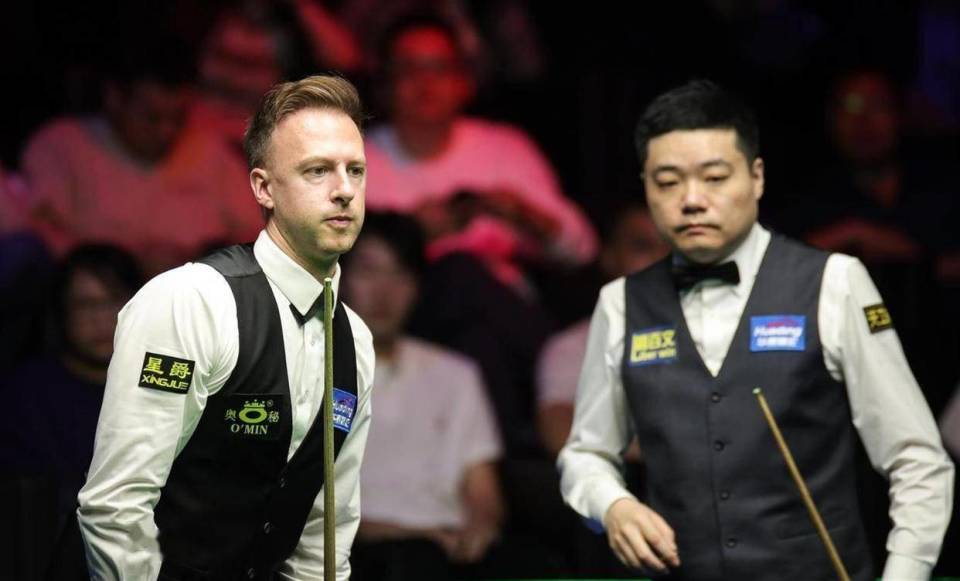 大师赛14日比赛过往交手：丁俊晖9-13特鲁姆普 罗伯逊6-2韦克林