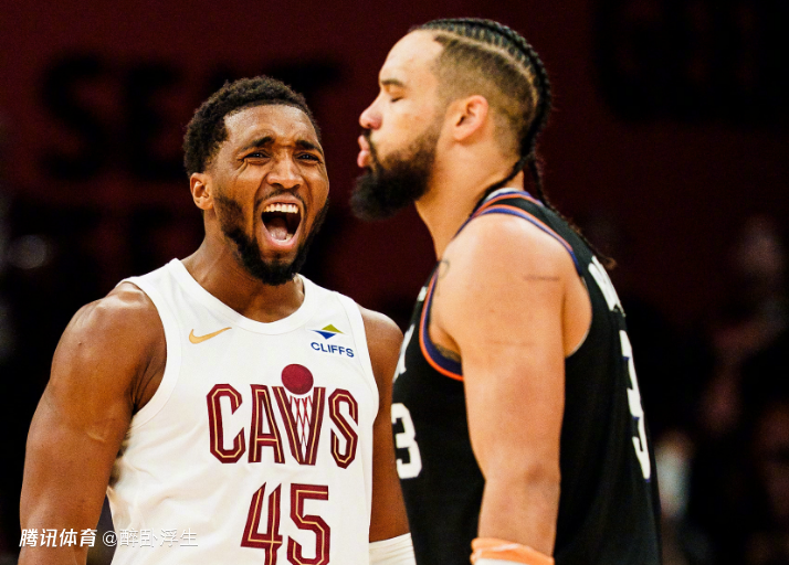 米切尔34+10+7骑士大胜终结太阳4连胜 布克32分狄龙20分