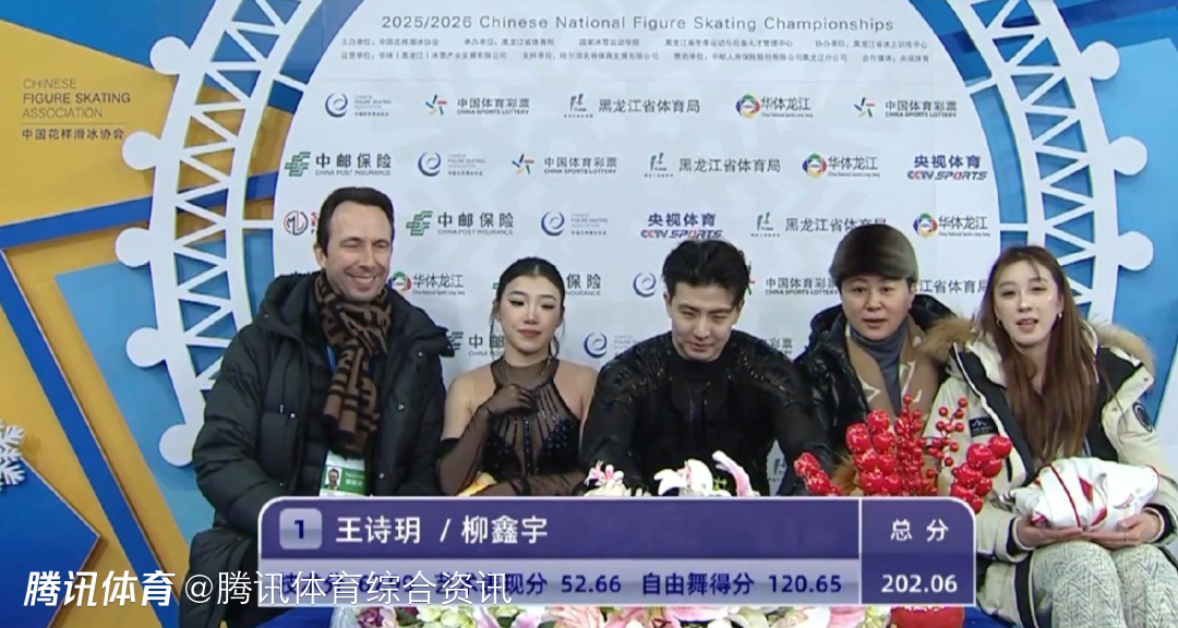 全国花滑锦标赛冰舞：王诗玥/柳鑫宇总得分第一夺冠 为中国队夺得冬奥会名额