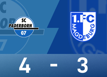 德乙战报：毕尔比亚大四喜，帕德博恩4-3战胜马格德堡