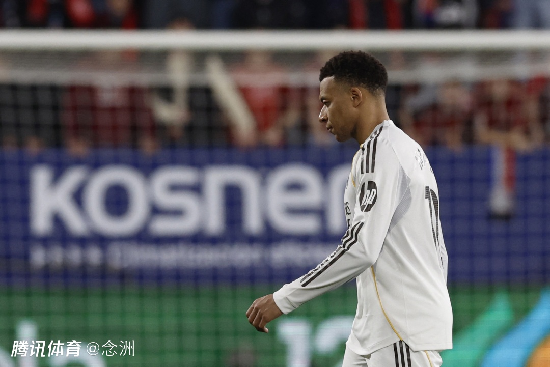 靠他逆转拜仁？姆巴佩7场25次射门只进1球 此前31场38球