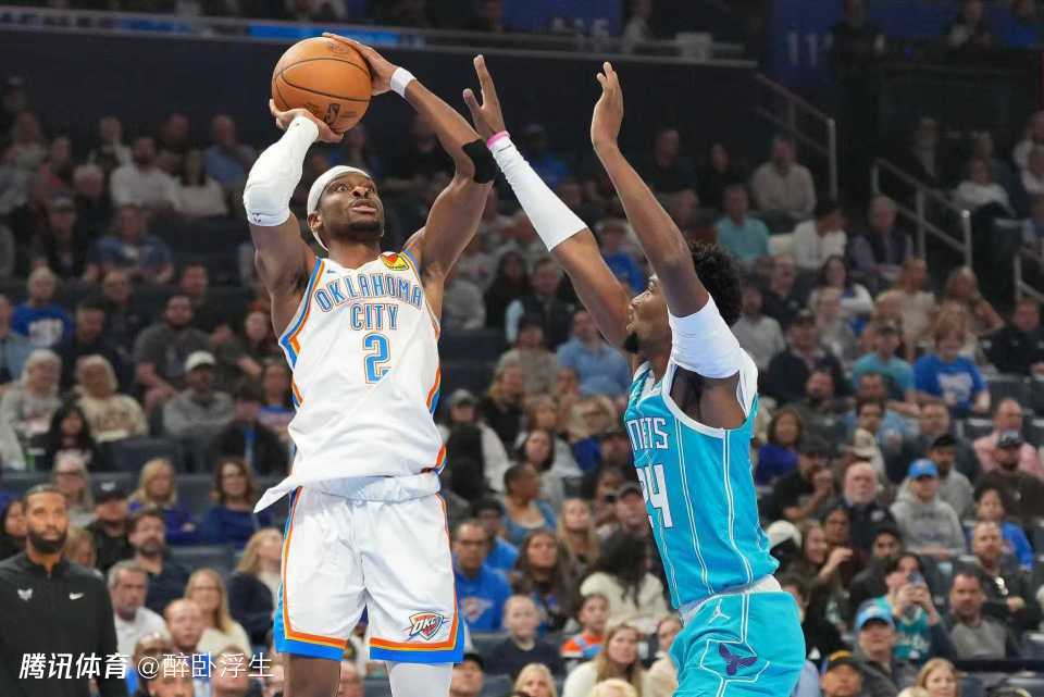 大爆冷！雷霆最多落后30分输黄蜂创纪录 亚历山大21分米勒28分
