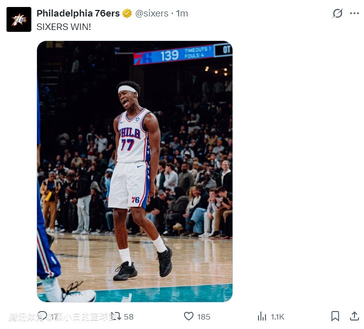 埃奇库姆准绝杀登全美热搜！末节+加时16分强势 美媒高呼艾弗森附体