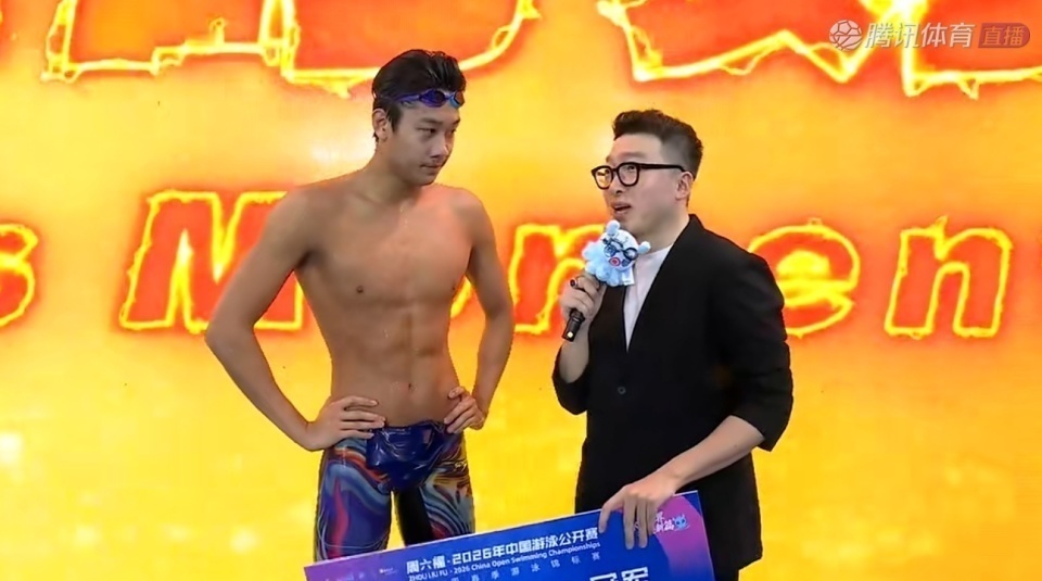 张展硕中国公开赛第四冠：800自力克奥运冠军！外协收6金3银2铜