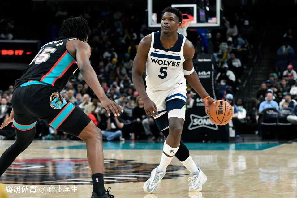 超湖人升西部第5！森林狼4人20+大胜灰熊 华子33分兰德尔27+7+7