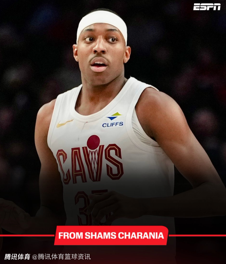 Shams：骑士将双向合同球员汤姆林转正 与其签下2年300万新合同