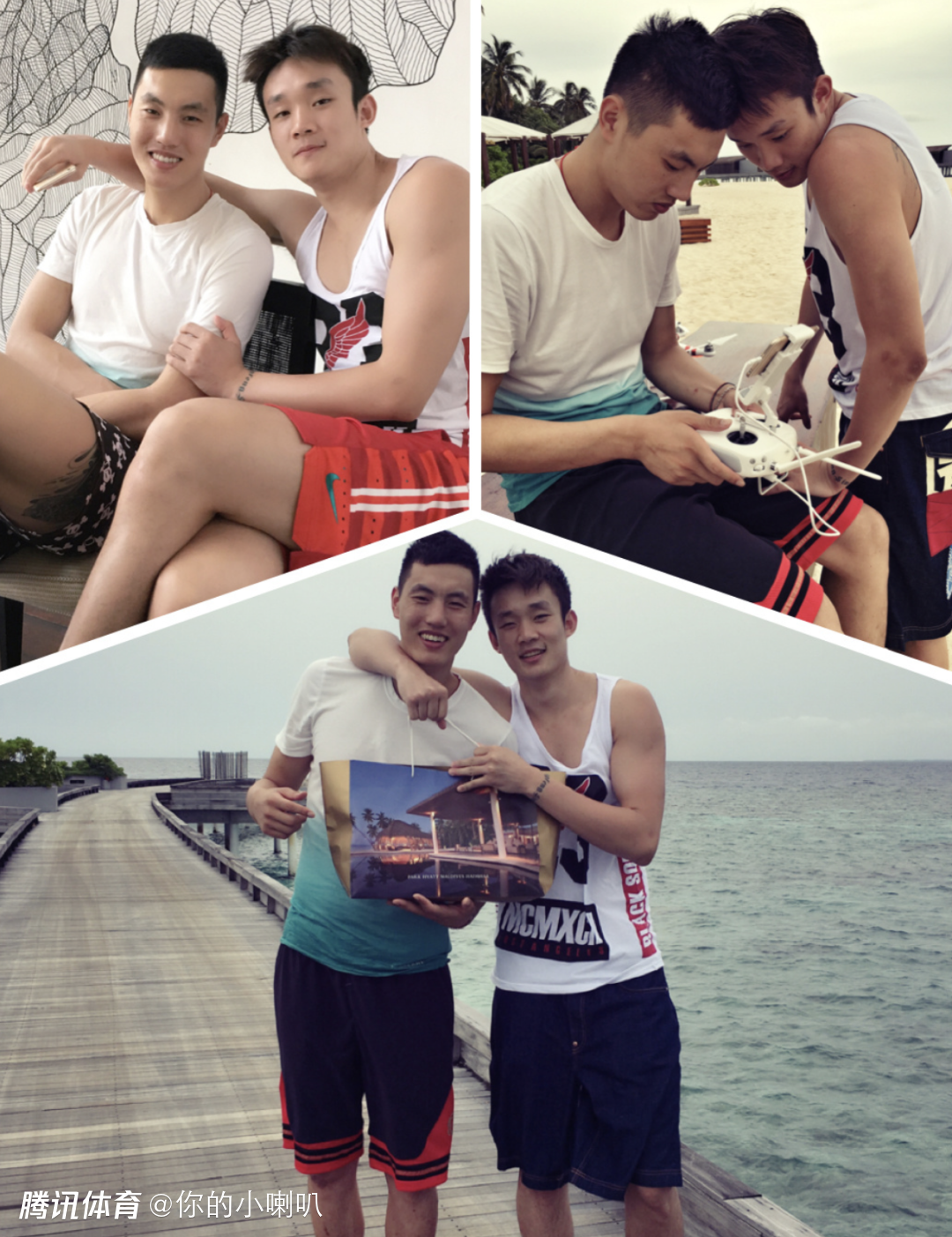 翟晓川晒9张图祝福丁彦雨航退役：国家队我们一个宿舍 见证了彼此的辉煌