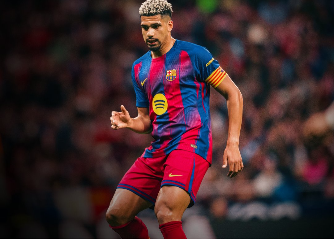 巴萨官方：阿劳霍左大腿肌肉超负荷，不影响参加与马竞的比赛