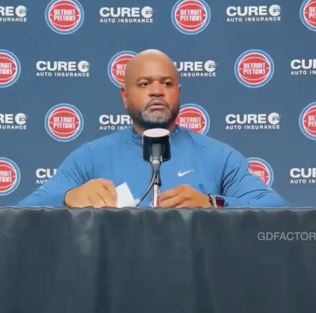 比克斯塔夫直言裁判对活塞存在偏见 透露裁判赛中与他对话内容