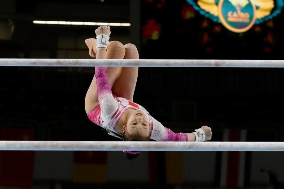 体操世界杯开罗站：中国首日预赛6人次晋级！邱祺缘高低杠第二