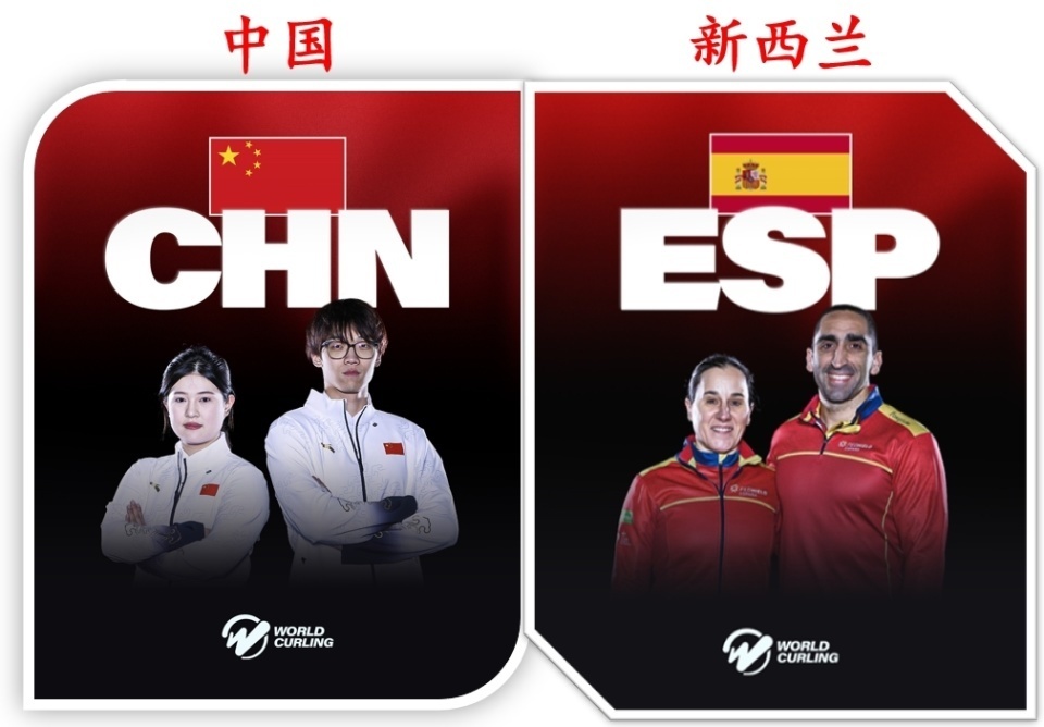 中国冰壶混双8-7险胜西班牙，落选赛六连胜继续领跑！下一场生死战